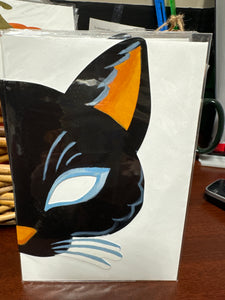 Halloween Card- Cat Mask