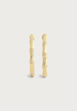 Bamboo Hoop Earrings