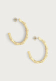 Bamboo Hoop Earrings