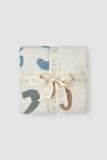 CozyChic Stroller Number Blanket | Honeycomb Multi
