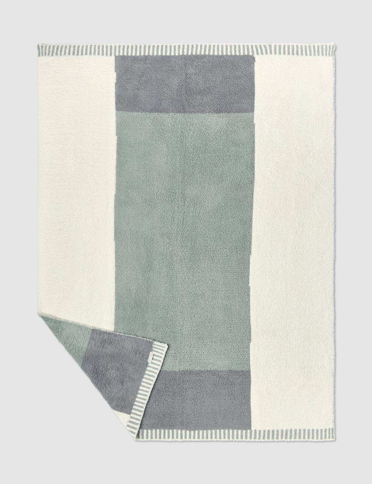 CozyChic Cova Center Stripe Throw | Beach Glass Multi