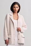 CozyChic Rib Oversized Notch Collar Blazer