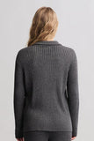 CCUL Lurex Rib Button Front Shirt