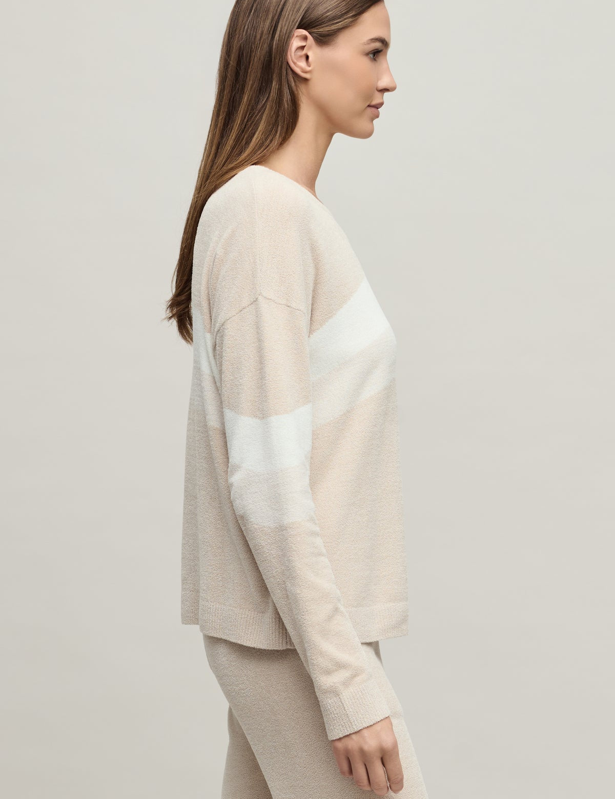 CozyChic Ultra Lite® Wavy Colorblock Pullover