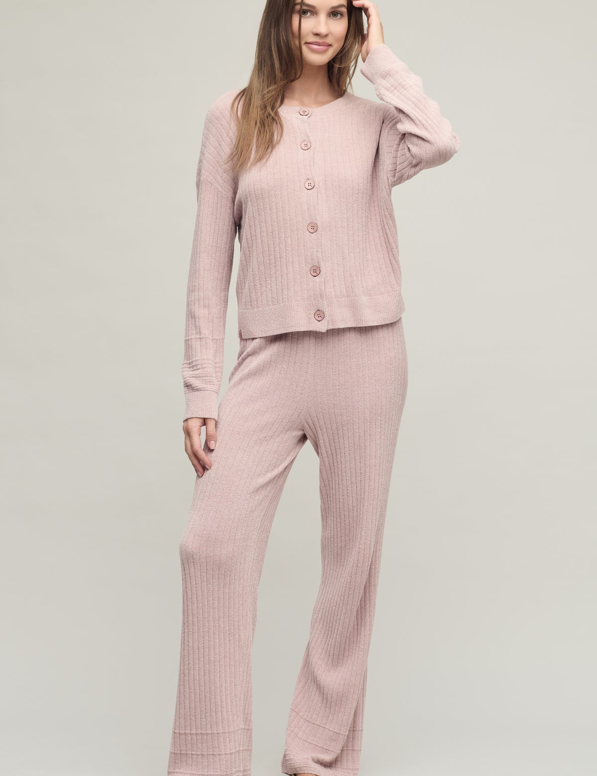 CozyChic Ultra Lite® Textured Rib Cardigan