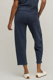 Brushed Fleece Seamed Ankle Pant