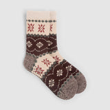a pair of socks with a pattern