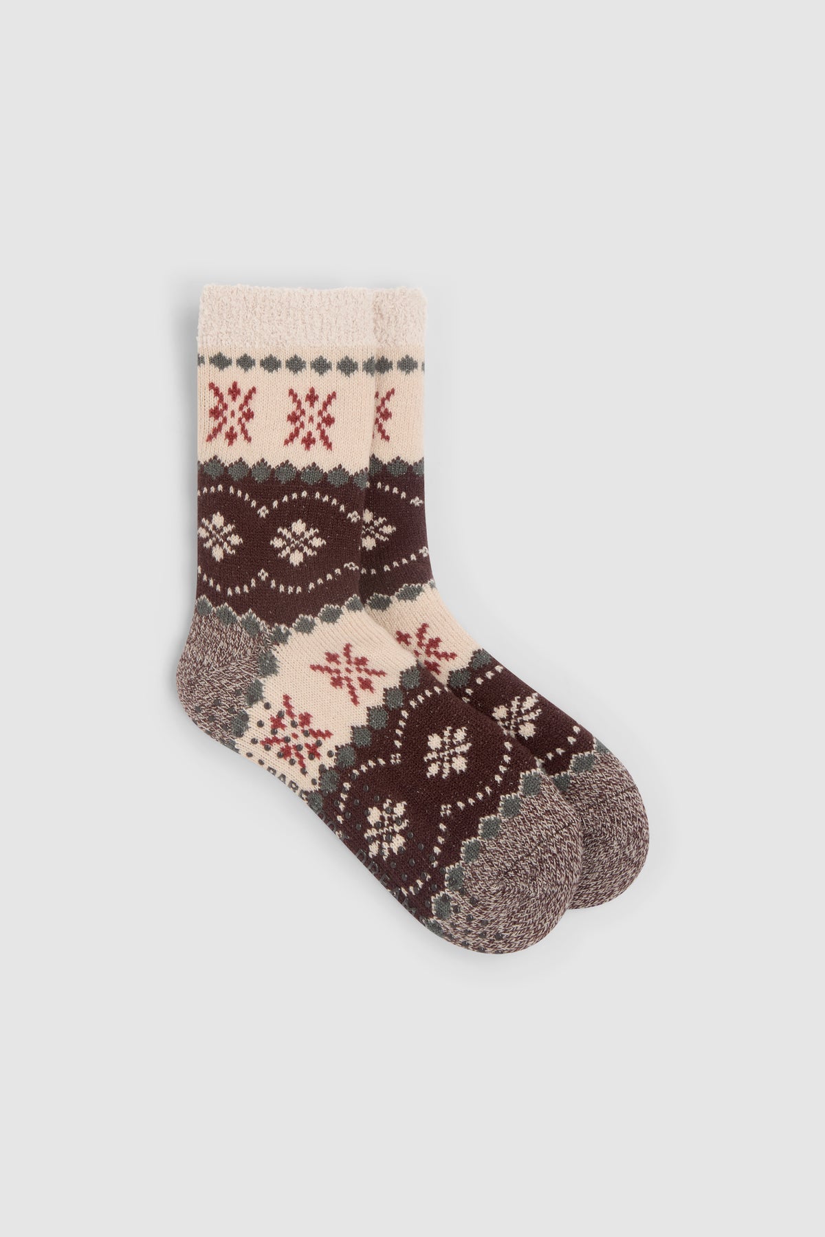 a pair of socks with a pattern