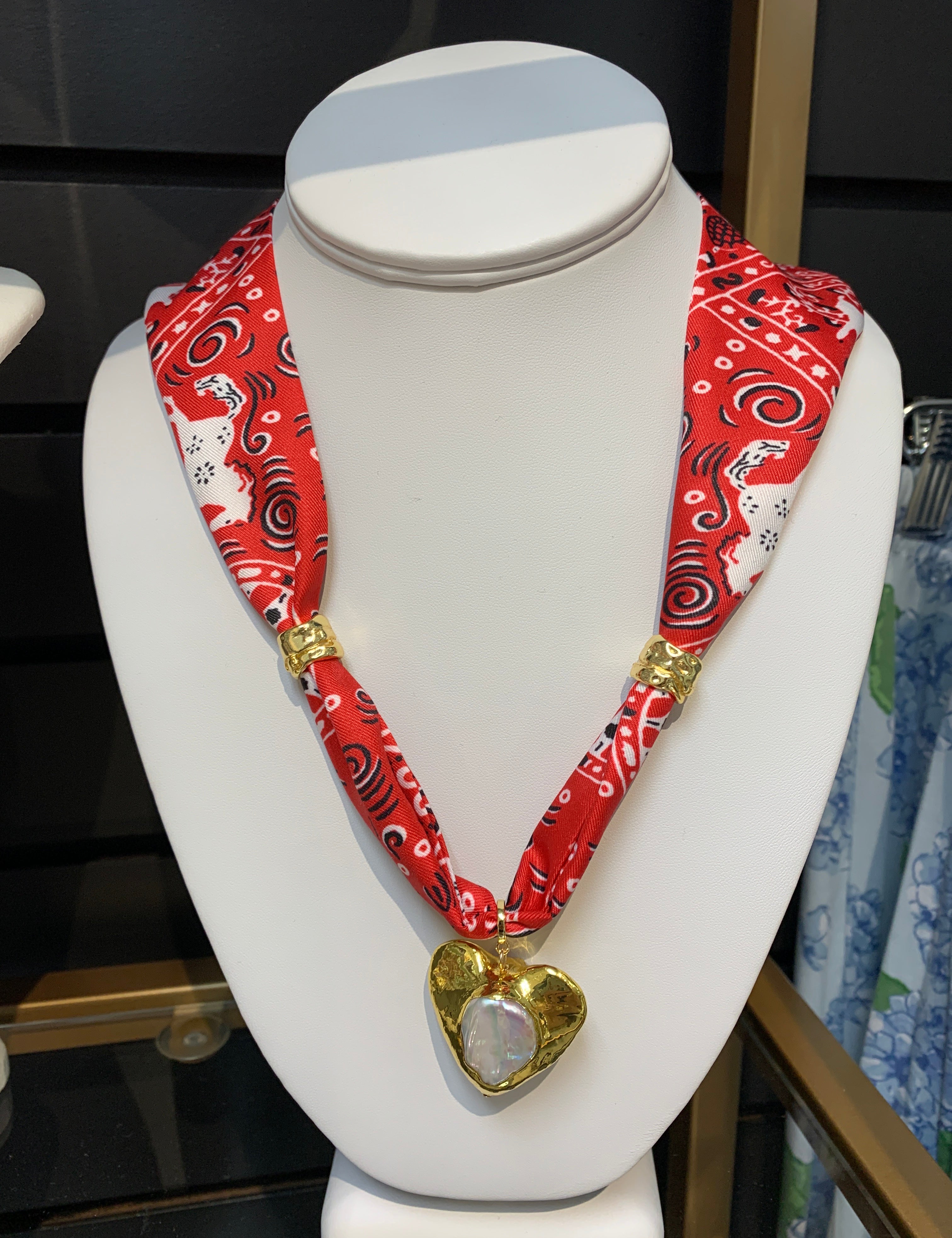 Scarf Charm Necklace