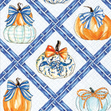 Chinoiserie Pumpkin Topiary Guest Towels
