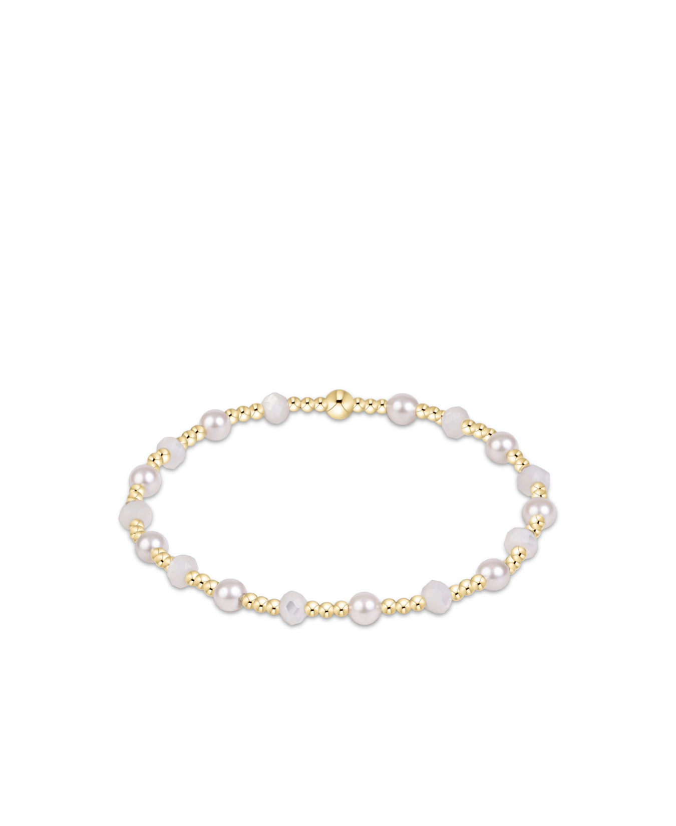 a bracelet with pearls on it