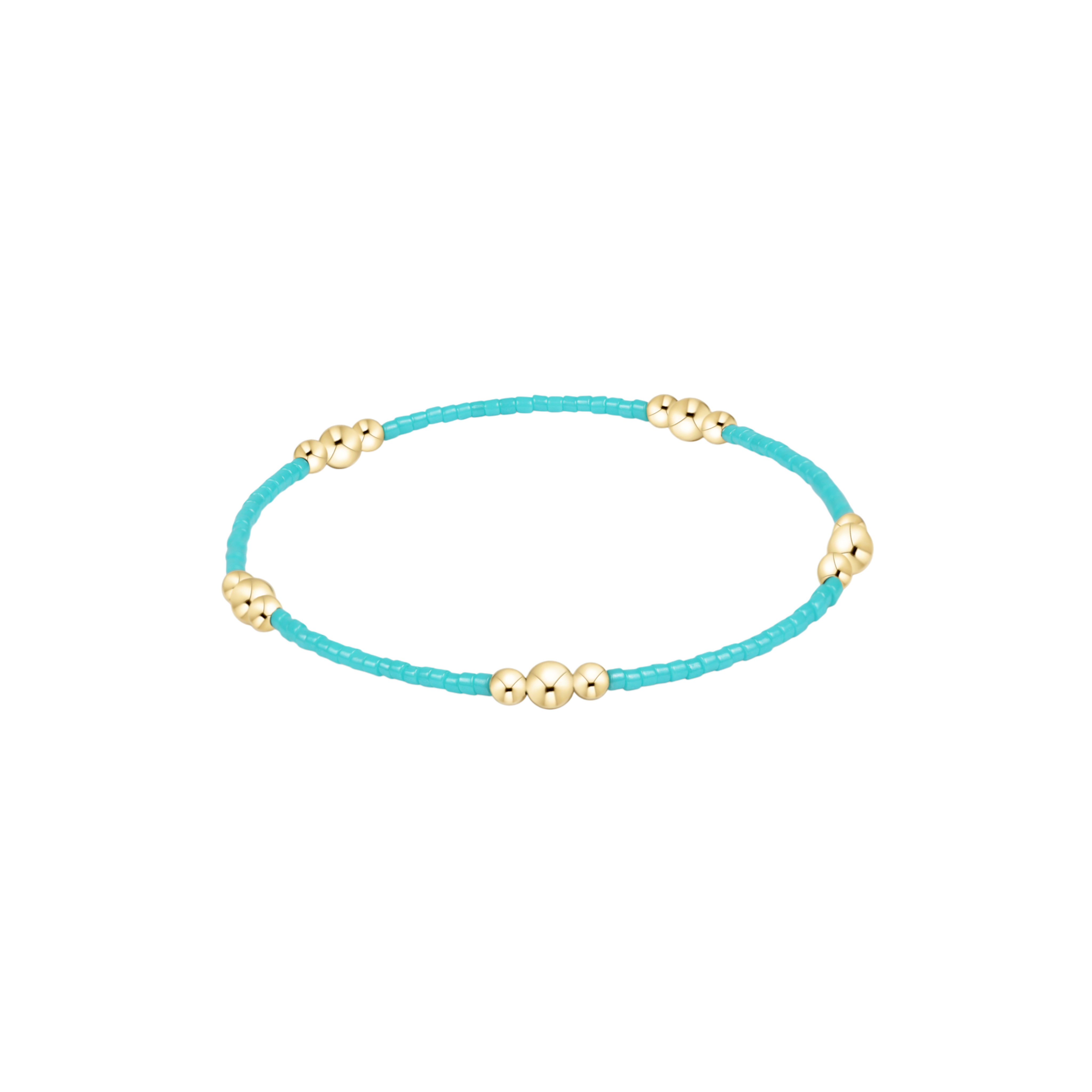 Hope Purpose Gold Bracelets | Turquoise, Bubblegum, & Sea Glass 26SS