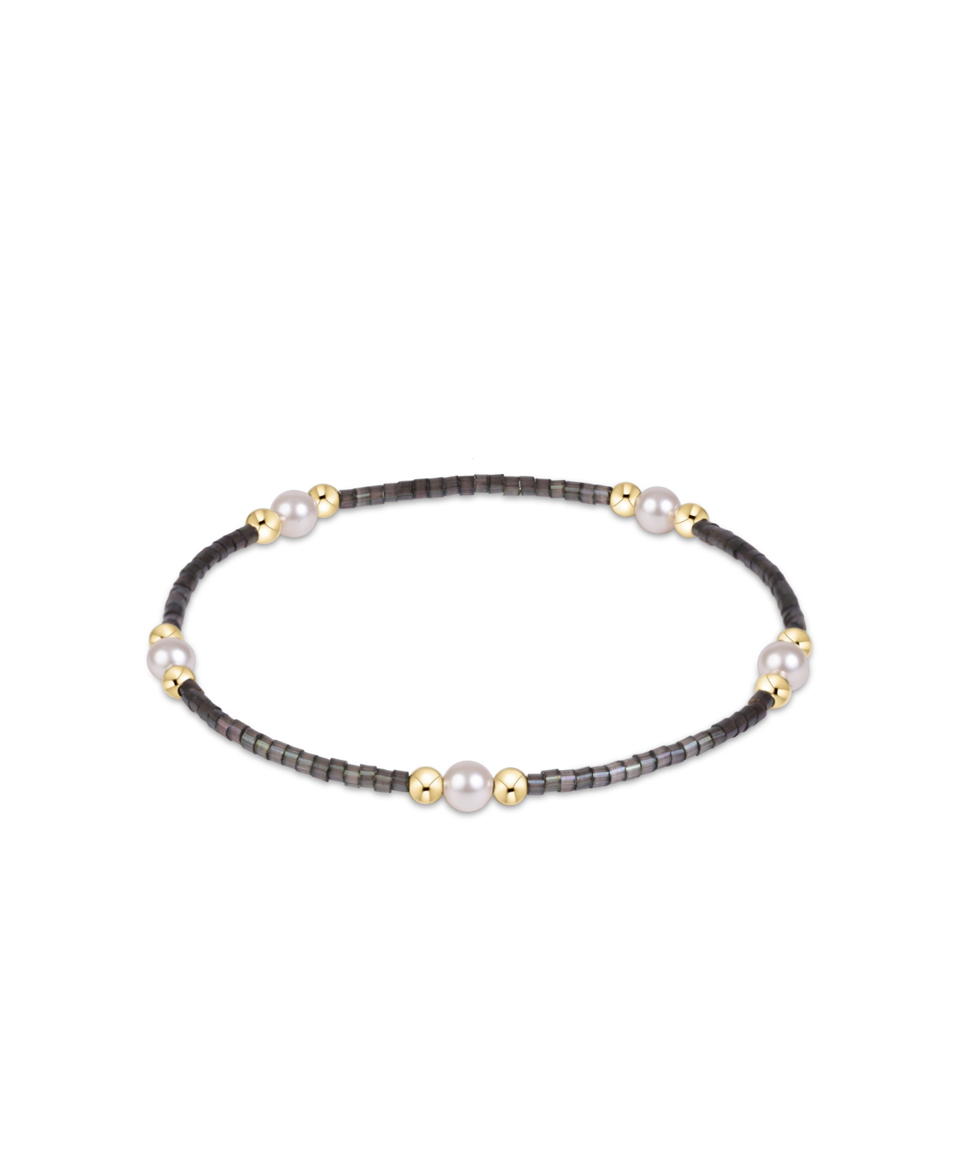 a bracelet with pearls on it