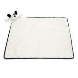 Bashful Black & Cream Puppy 'Rufferty' Blankie