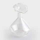 Glass Angled Neck Vase