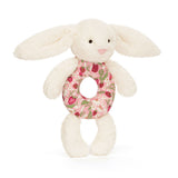 Blossom Cream Bunny 'Bery' Ring Rattle