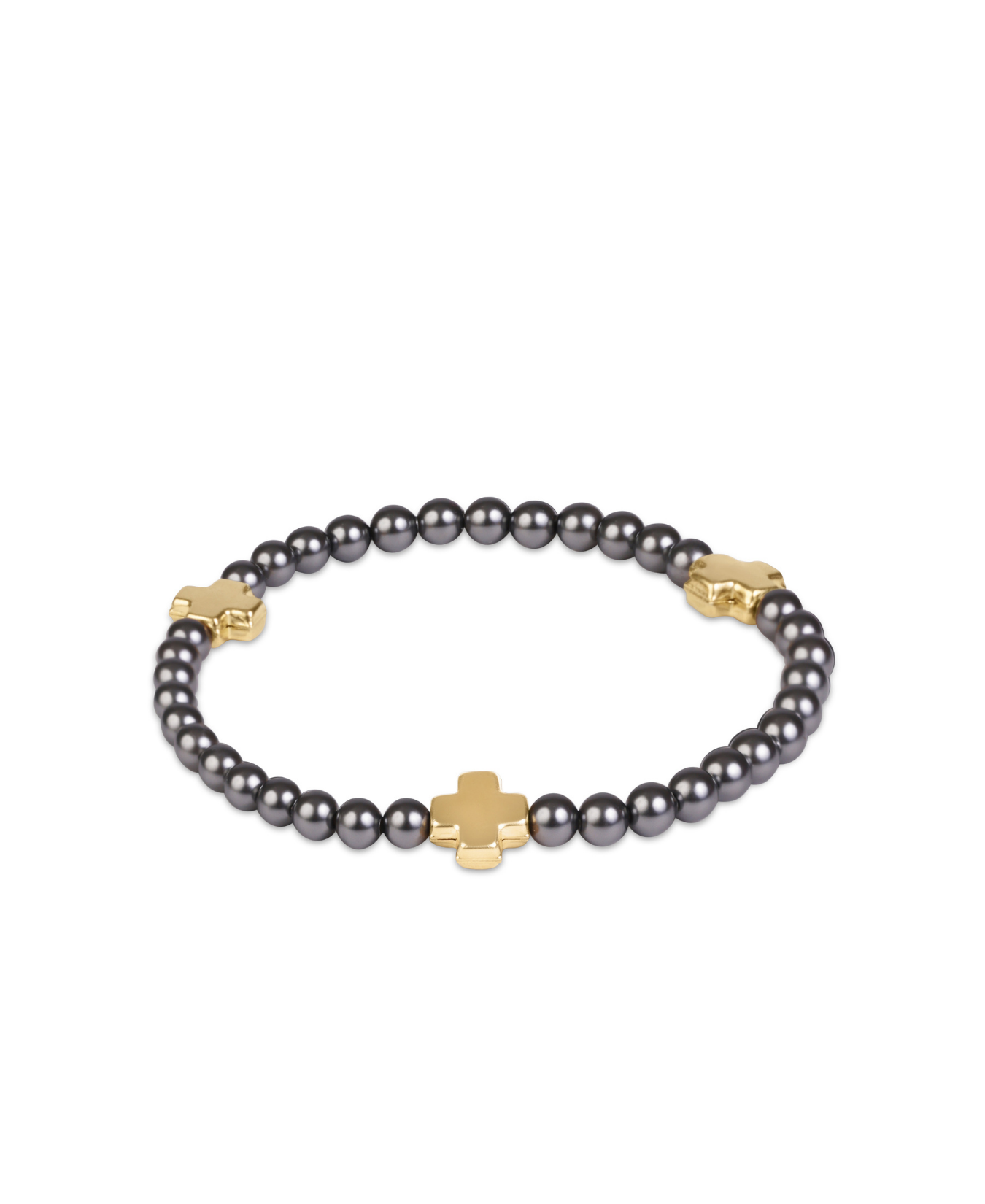 a bracelet with a cross on it