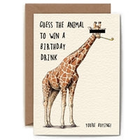 Guess the Animal to Win A Birthday Drink Card