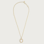 Bamboo With Stone Pendant Necklace-AnabelAram-13011109623