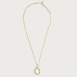 Bamboo With Stone Pendant Necklace-AnabelAram-13011109623