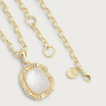 Bamboo With Stone Pendant Necklace-AnabelAram-13011109623