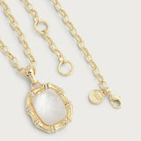Bamboo With Stone Pendant Necklace-AnabelAram-13011109623