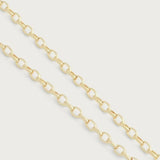 Bamboo With Stone Pendant Necklace-AnabelAram-13011109623