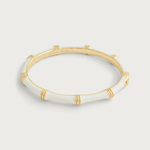 Bamboo Enameled Hinged Bangle-Anabel Aram
