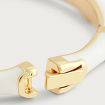 Bamboo Enameled Hinged Bangle-Anabel Aram