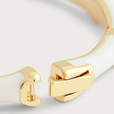 Bamboo Enameled Hinged Bangle-Anabel Aram