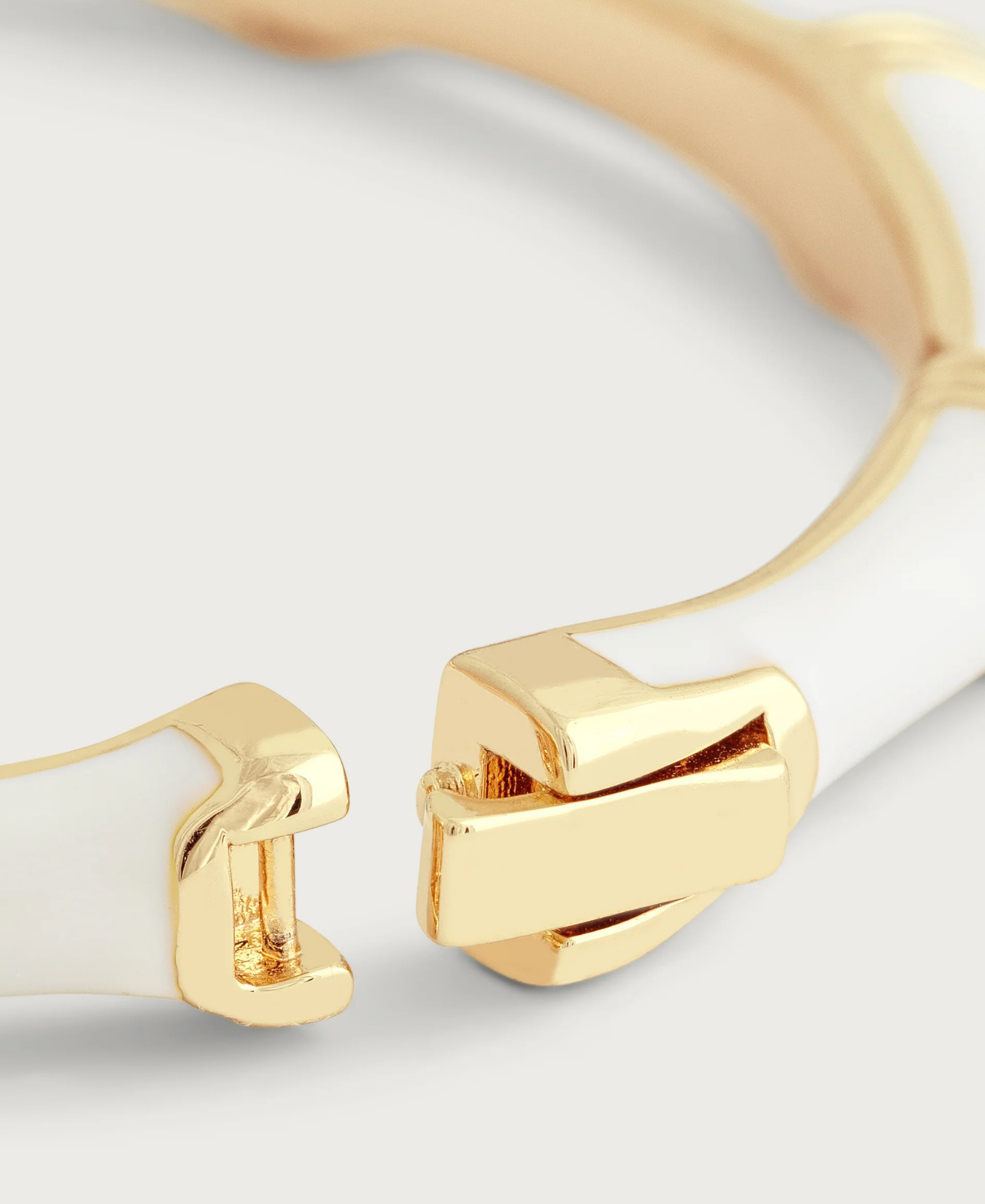 Bamboo Enameled Hinged Bangle-Anabel Aram