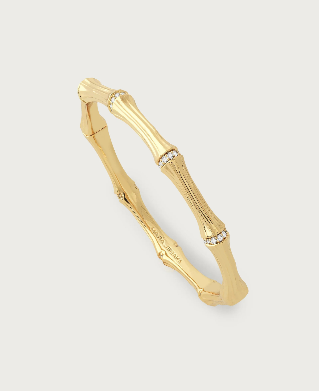 Bamboo Hinged Bangle-Anabel Aram