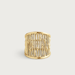 Bamboo Wide Ring-Anabel Aram
