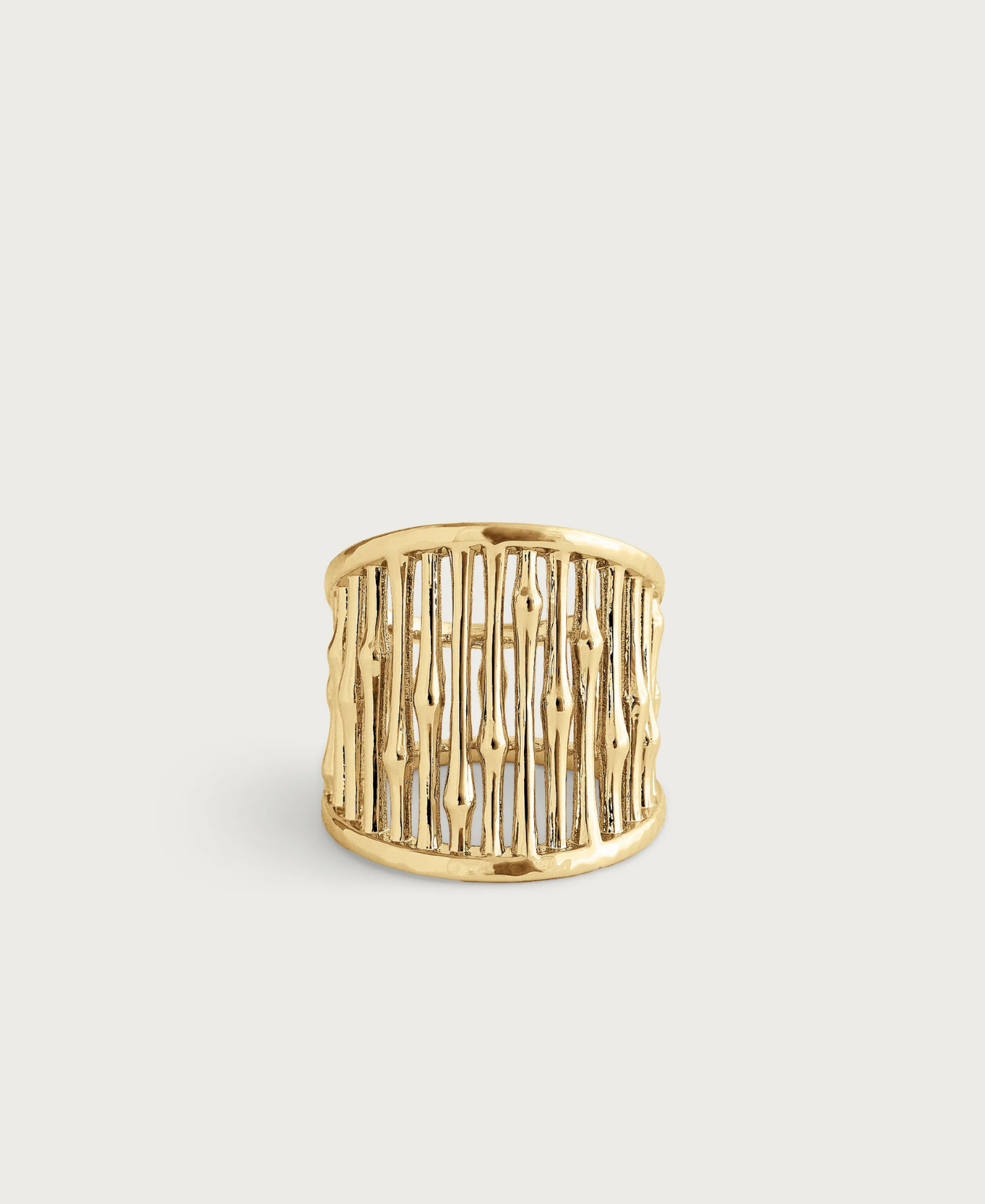 Bamboo Wide Ring-Anabel Aram
