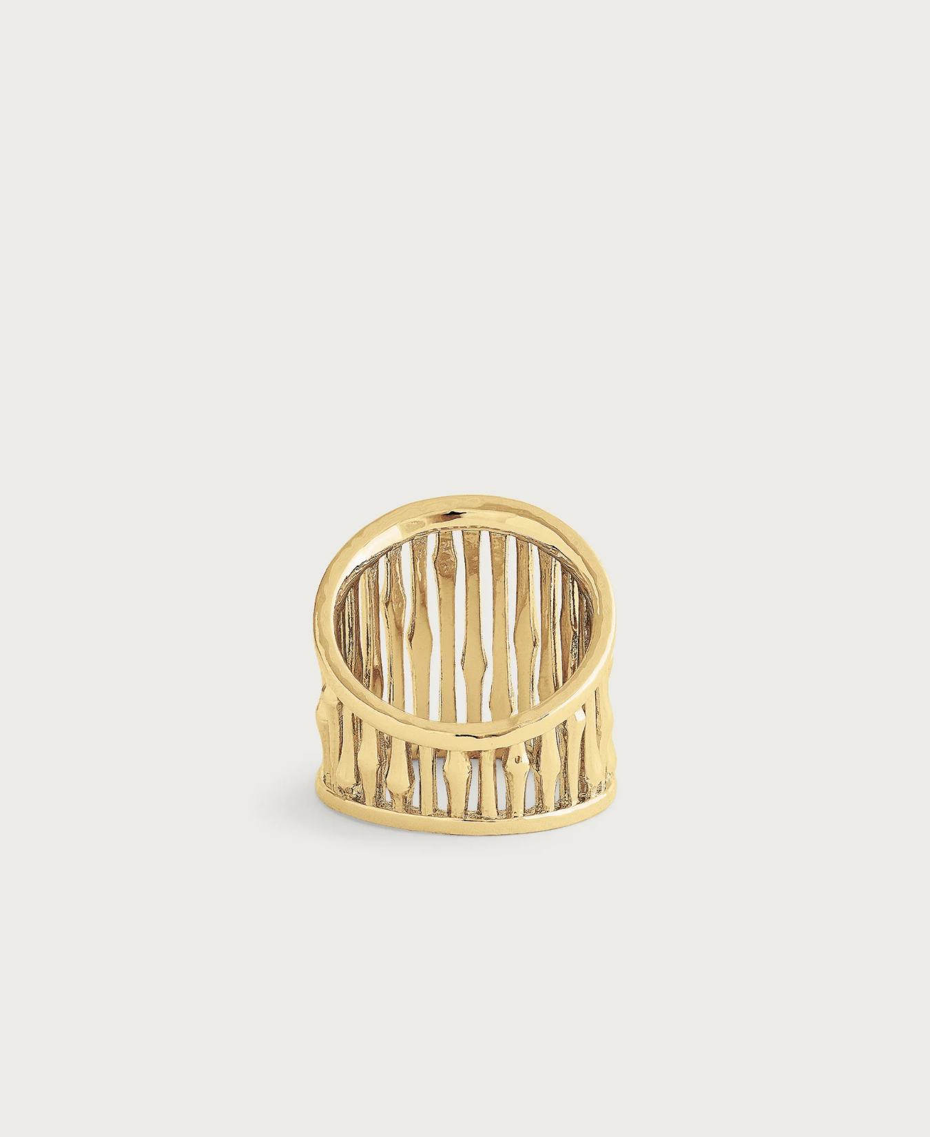 Bamboo Wide Ring-Anabel Aram
