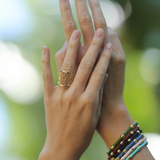 Bamboo Wide Ring-Anabel Aram
