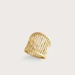 Bamboo Wide Ring-Anabel Aram
