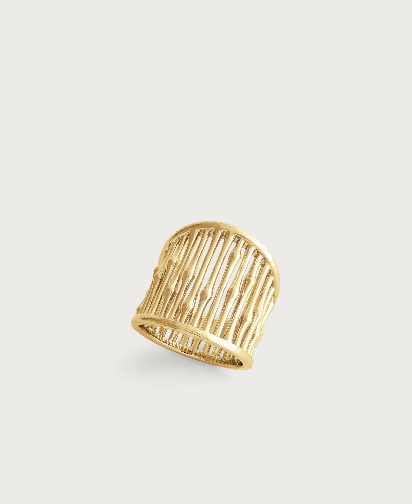Bamboo Wide Ring-Anabel Aram
