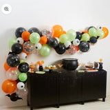 Bats Balloon Halloween Garland