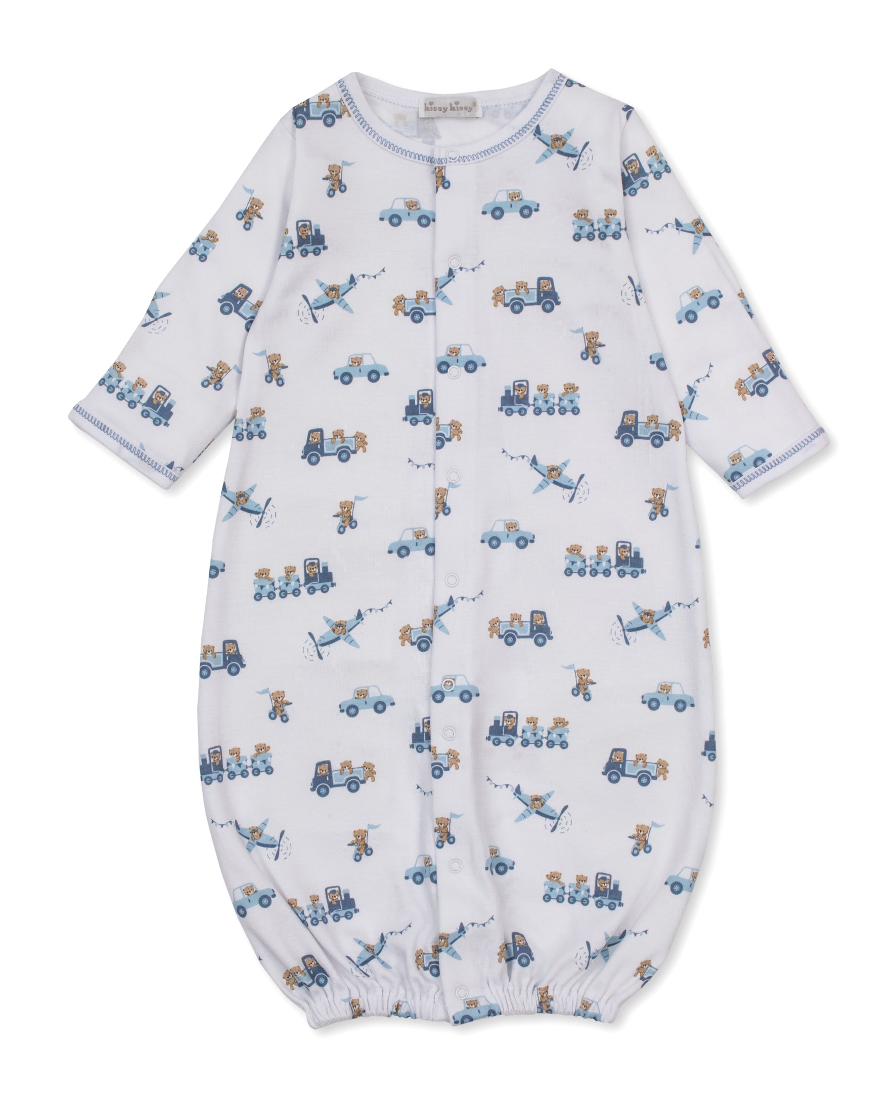 Bears On The Go Convertible Baby Gown_Kissy Kissy_KBW14743N