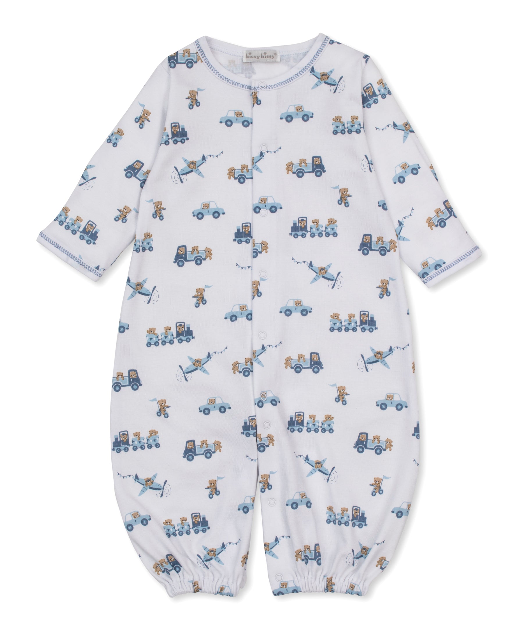 Bears On The Go Convertible Baby Gown_Kissy Kissy_KBW14743N