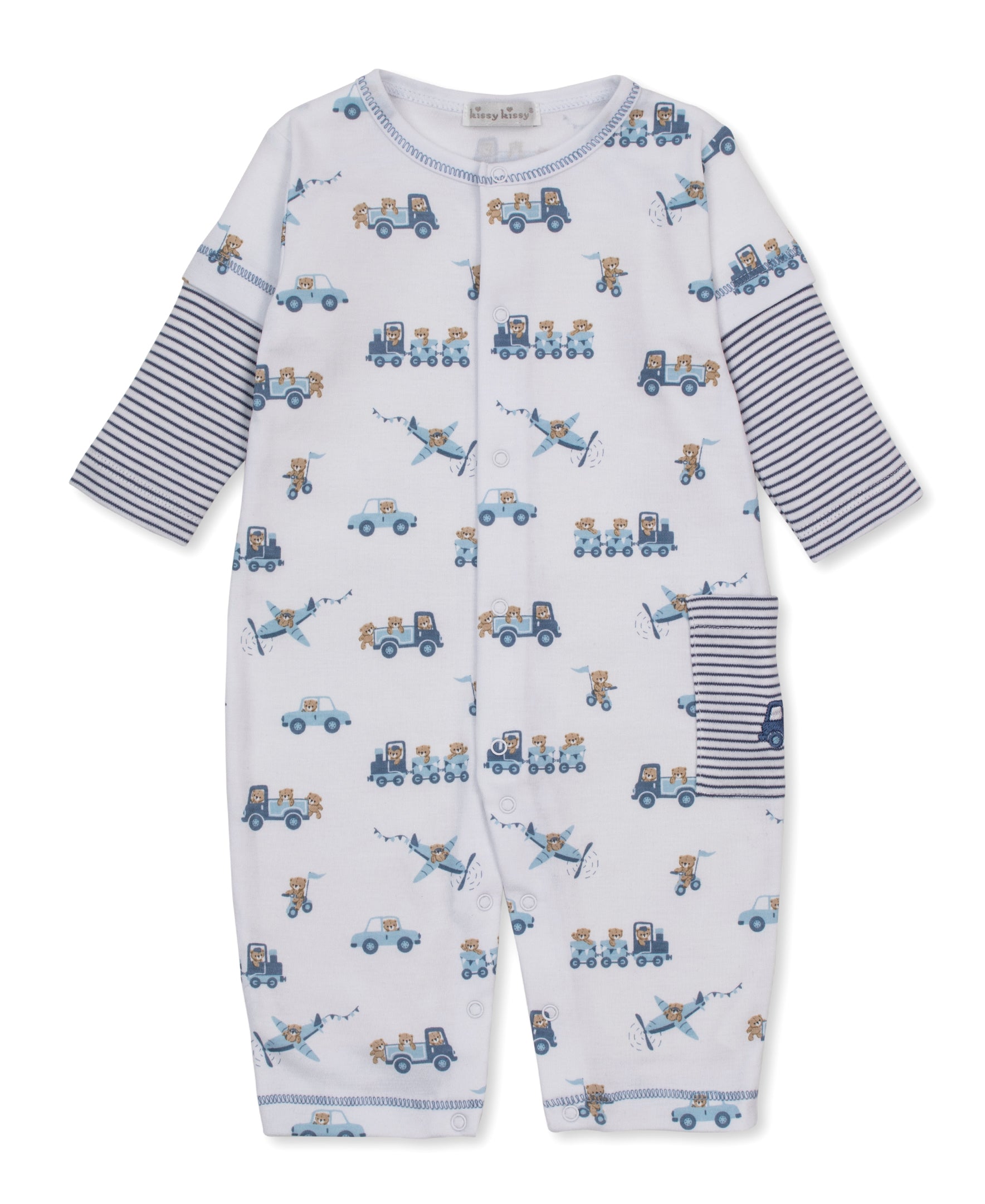 Bears On The Go Playsuit_Kissy Kissy_KB814744I-K999