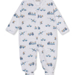 Bears On The Go Printed Footie With Zipper_Kissy Kissy_KBQ14740N-K999