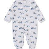 Bears On The Go Printed Footie With Zipper_Kissy Kissy_KBQ14740N-K999