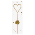 Big 8" Gold Heart Sparkler Wand Card - Celebrate-Tops Malibu-71005