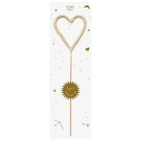 Big 8" Gold Heart Sparkler Wand Card - Celebrate-Tops Malibu-71005