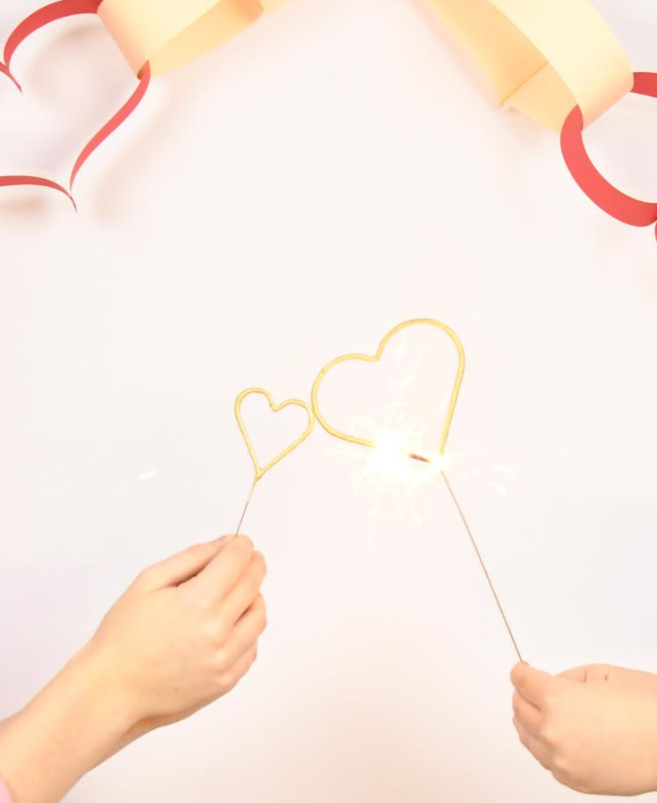 Big 8" Gold Heart Sparkler Wand Card - Celebrate-Tops Malibu-71005