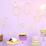 Big 8" Gold Number Sparkler Wand Card-Singles-Tops Malibu