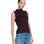 Birch Sleeveless Turtleneck With Button Detail_Central Park West_CF26-10698S-CHE