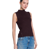 Birch Sleeveless Turtleneck With Button Detail_Central Park West_CF26-10698S-CHE